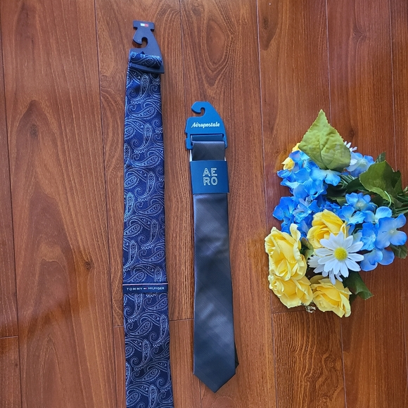 Set of 2 Ties (Tommy Hilfiger & Aeropostable) - Picture 3 of 4